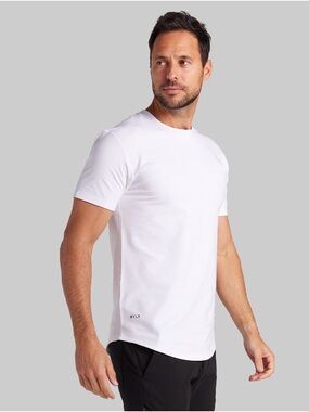 BYLT Basics White Drop Cut Lux T-Shirt